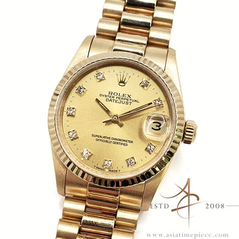 rolex model number 68278|rolex 6827 champagne dial.